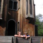 The biggest, spookiest wooden playhouse ever
